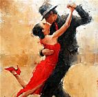 Dance Canvas Paintings - Tango dance
